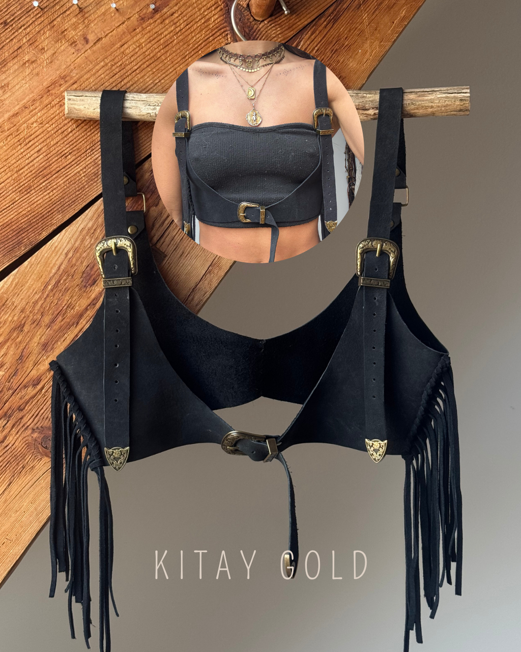 Juun Cowhide Harness