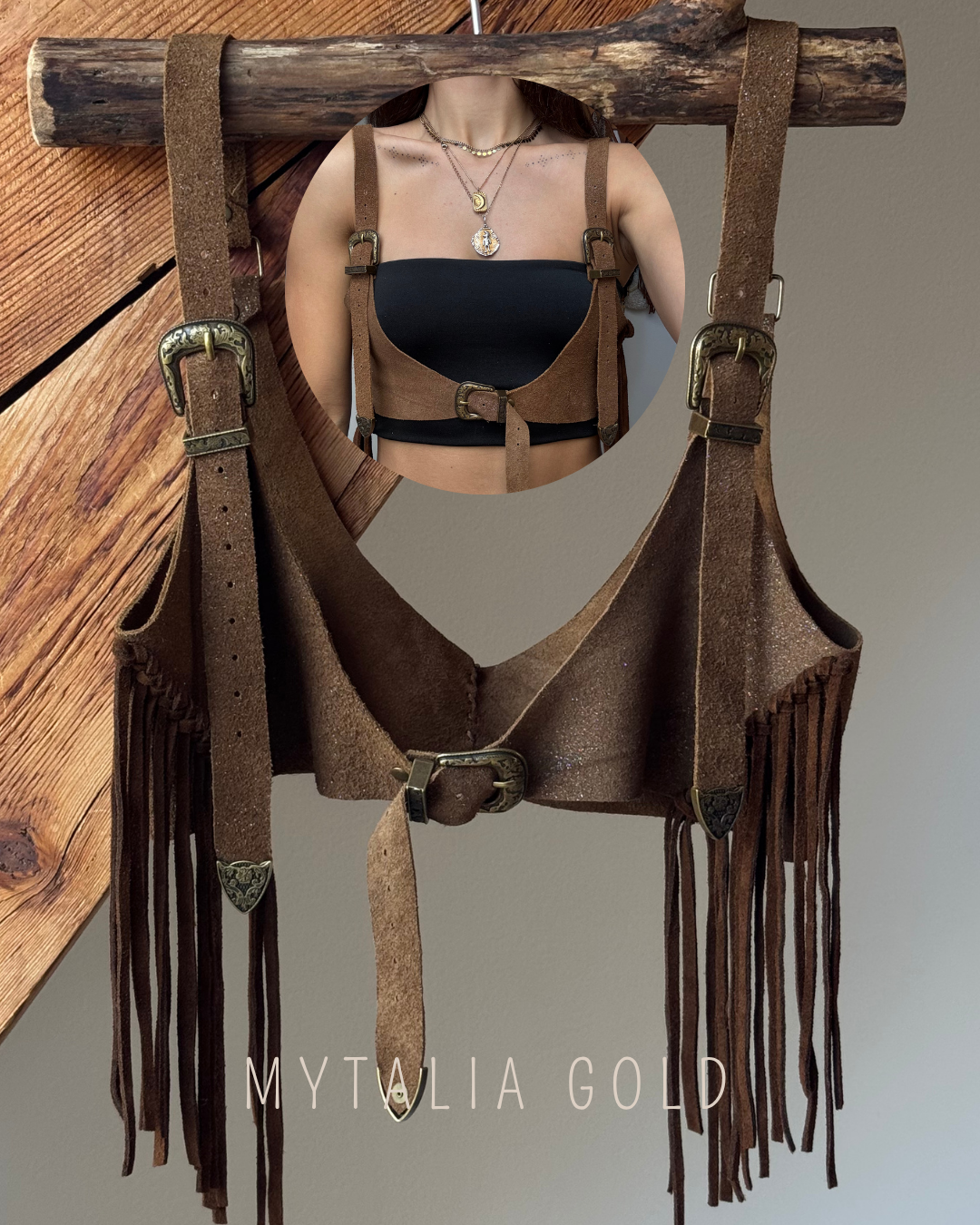 Juun Cowhide Harness