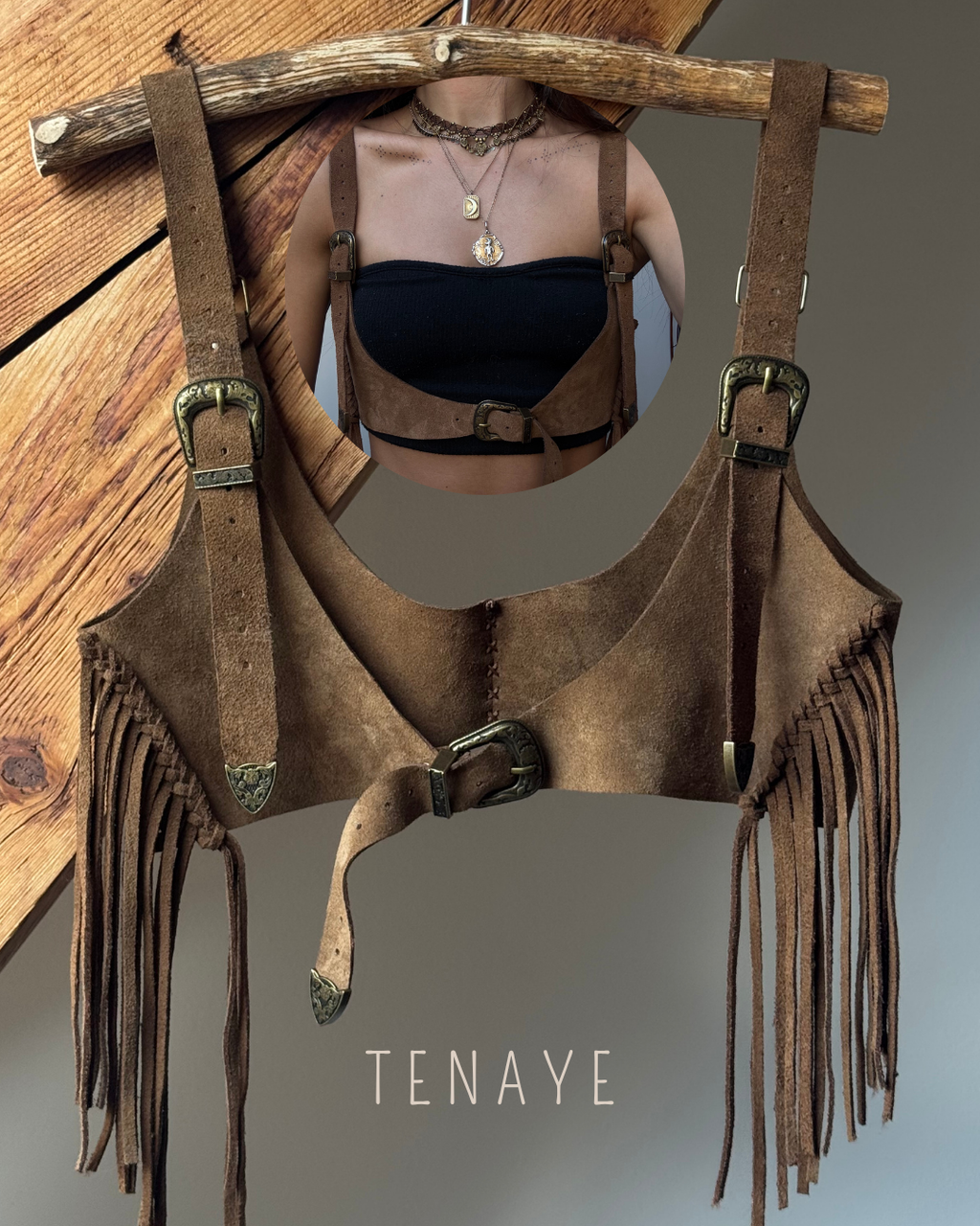 Juun Cowhide Harness