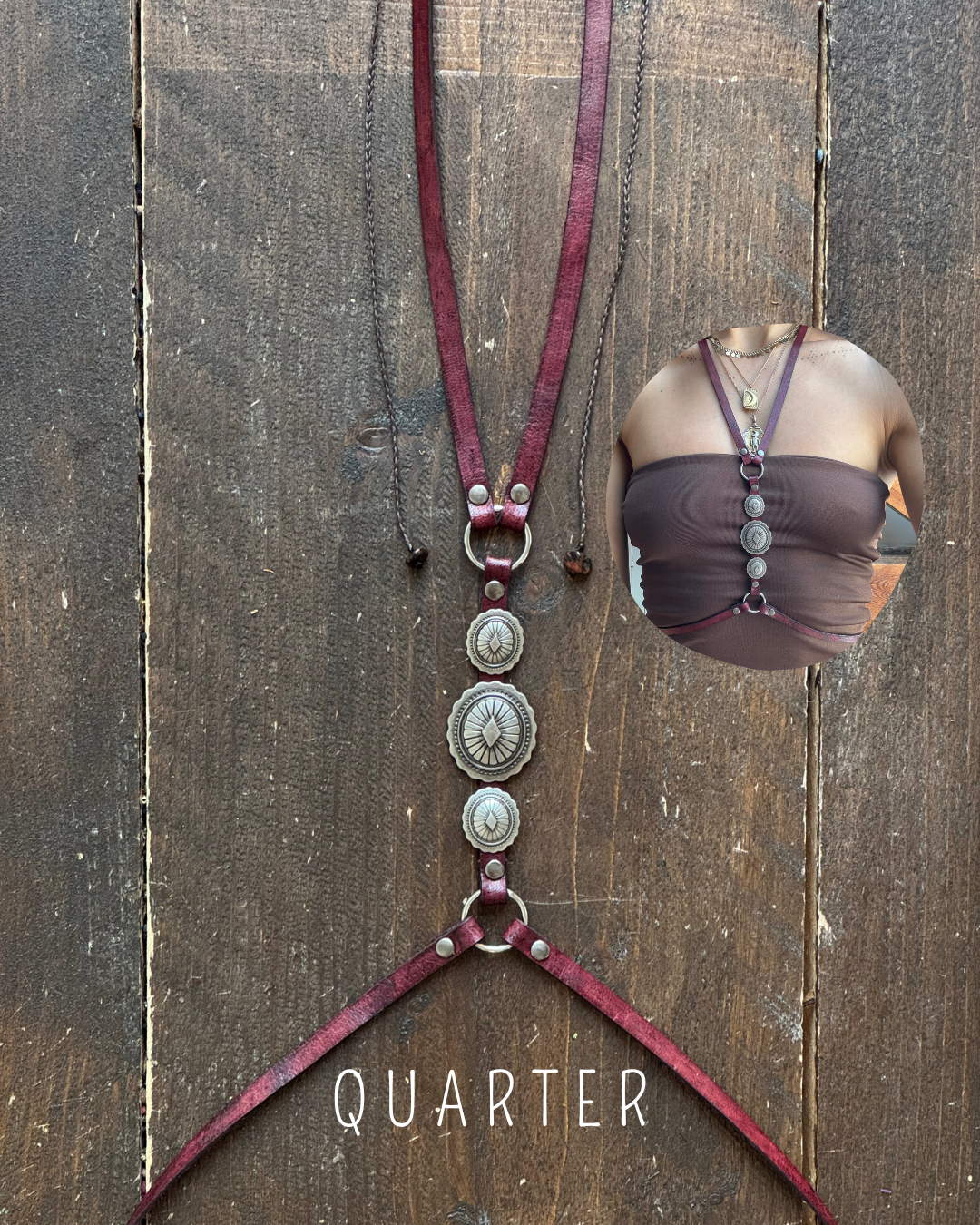 Juun leather harness