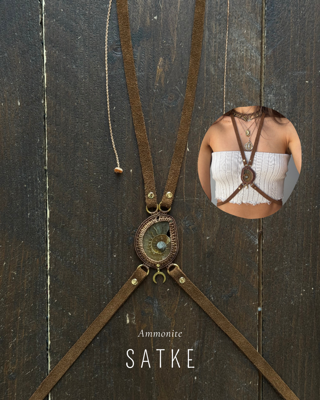 Juun leather harness