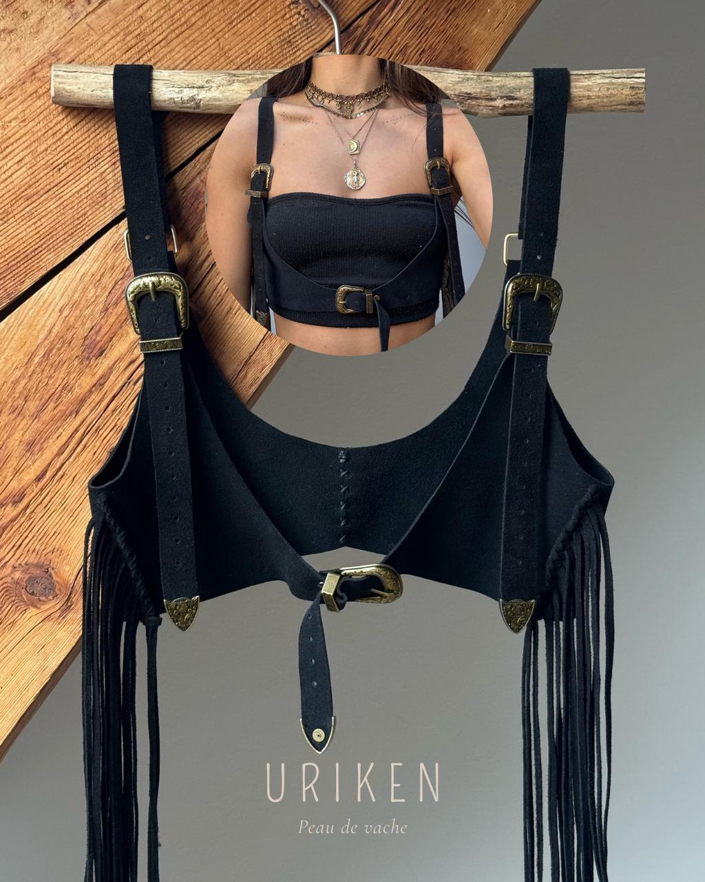 Juun Cowhide Harness