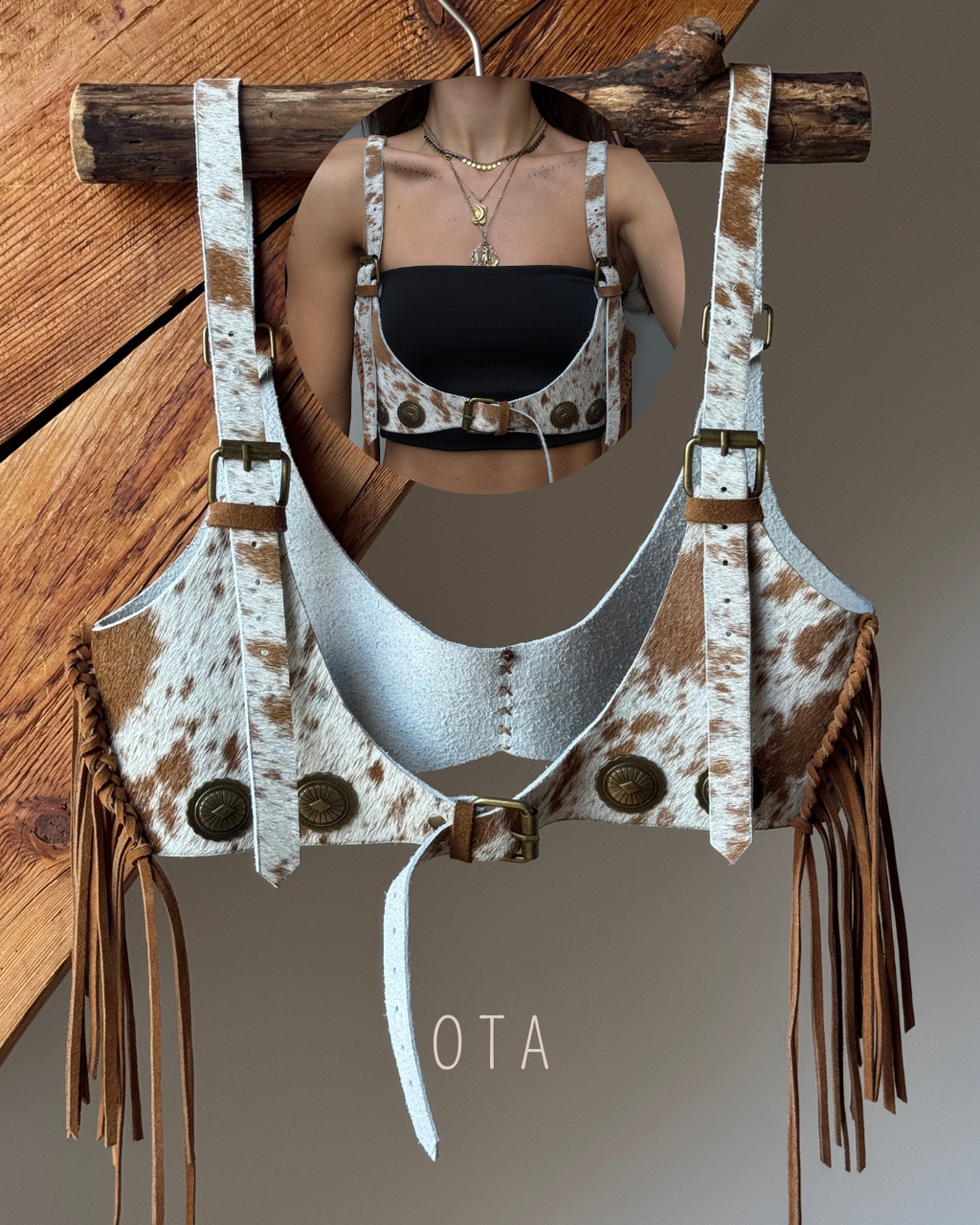 Juun Cowhide Harness