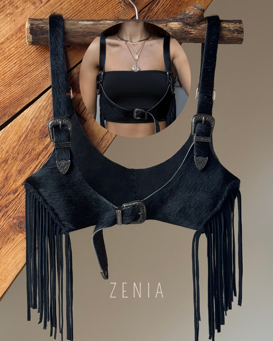 Juun Cowhide Harness