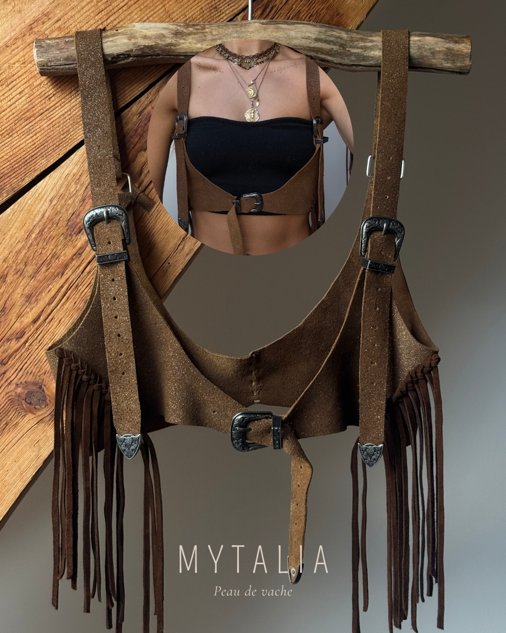 Juun Cowhide Harness
