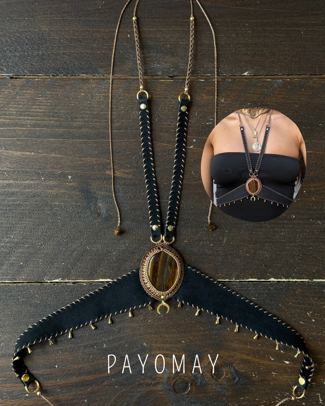 Juun leather harness